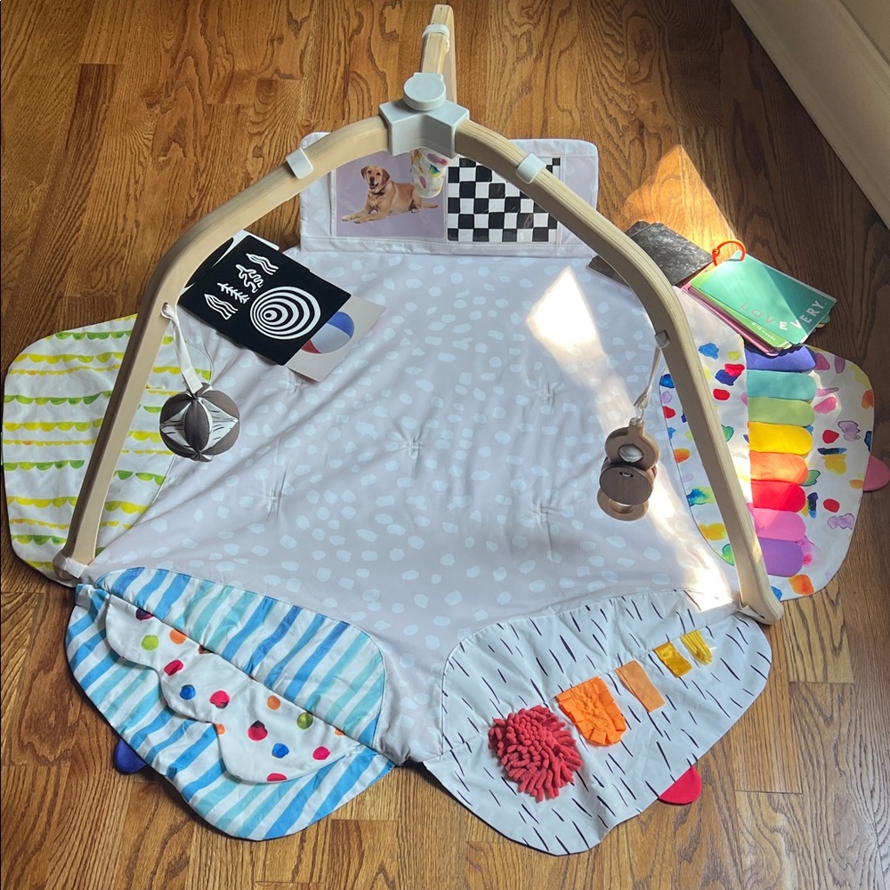 Lovevery Baby Play Gym with Hanging Toys